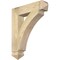 Ekena Millwork Thorton Arts & Crafts Rough Sawn Bracket, Douglas Fir, 4"W x 20"D x 24"H BKT04X20X24THR03RDF - alternate 1